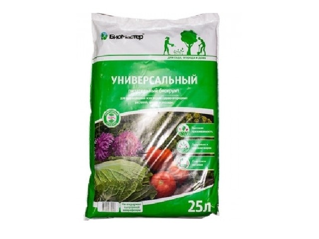 Почвогрунт БиоМастер Универсальный Био Для садово-огородных растений 25 л.